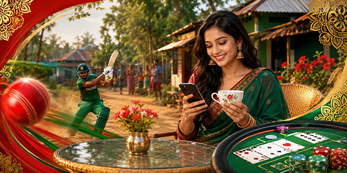 রংপুরে ক্রিকেট বেটিংয়ের মজাদার দৃশ্য